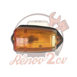 Bloc clignotant complet lateral orange pour 2cv AZA ou AZAM