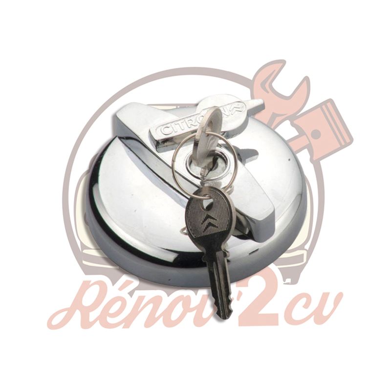 Bouchon De Réservoir Avec Clé - Universel Pour Voiture - Plastique Et Métal - Verrouillable, Anti-vol - Remplacement Bouchon Essence