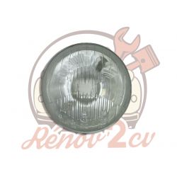 Optique de phare ampoule baïonnette 2cv ancien modèle avec trou de veilleuse
