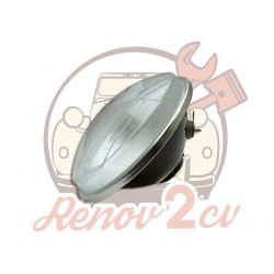 Optique de phare ampoule baïonnette 2cv ancien modèle avec trou de veilleuse
