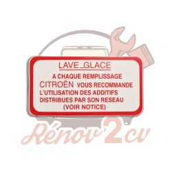 Autocollant de réservoir de lave glace