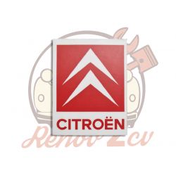 Autocollant chevrons Citroën avec lettrage