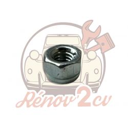 Ecrou frein fixation bobine 2cv Méhari Dyane M4 zingué