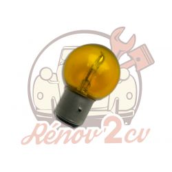 Ampoule de phare JAUNE 6 volts 45/40w baïonnette