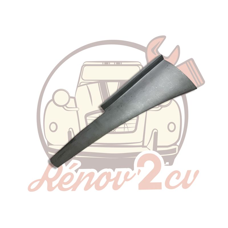 Reparatur Metallblech 2cv Rückseite rechts
