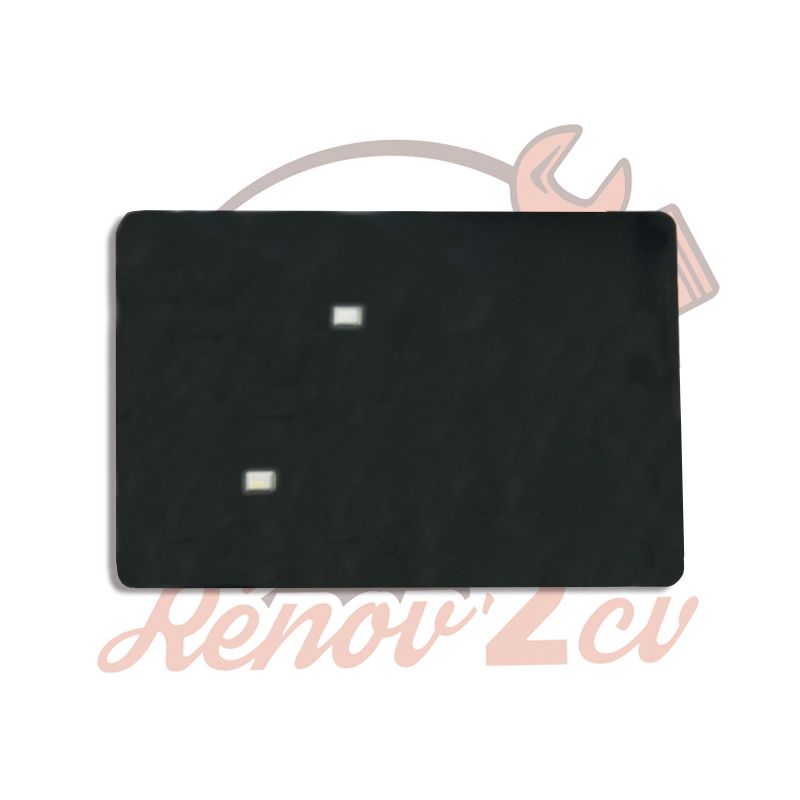 Plaque alu noire carre arriere 275x200 modele siv