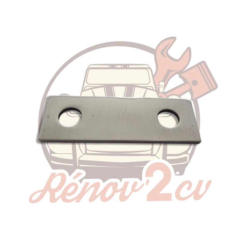 Plaquette tôle pour fixation silentbloc BV sur traverse train avant