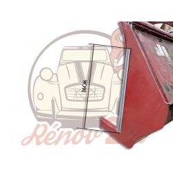 Profil en U gouttière pour 2cv 1 côté de longueur 36 cm