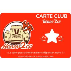 Carte club Renov 2cv