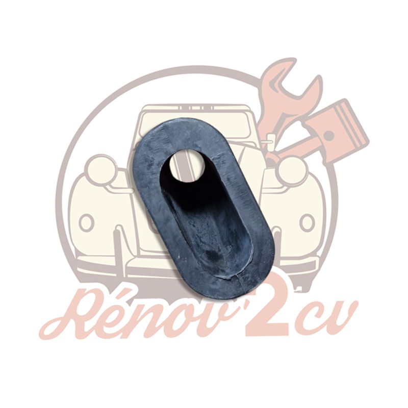 Embout rond envellopant caoutchouc vulcanisé Noir Pour Tube 38 à 39-50