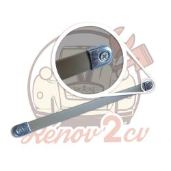 Cinghietta per chiusura porta anteriore grigia 2cv