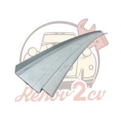 Tole avant entre toit de cabine et fourgon pour 2cv fourgonnette
