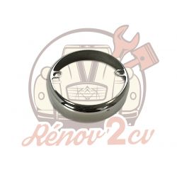 Enjoliveur chromé de cabochon de feu 2cv méhari