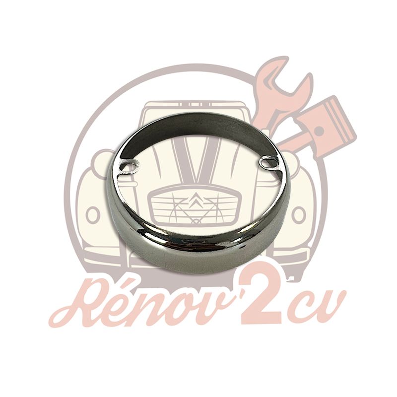 Chrome embelisher for rear light cap 2cv méhari Chrome embelisher for rear light cap 2cv méhari