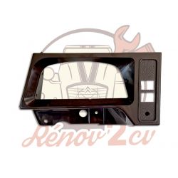 Support plastique marron de compteur de 2cv grand modèle