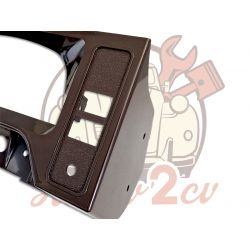 Support plastique marron de compteur de 2cv grand modèle