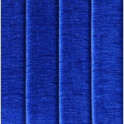 Jeu de garnitures pour 2 sièges avant symétriques 2cv Bleu velours