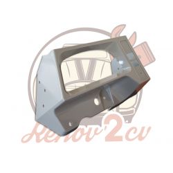 Support plastique beige de compteur de 2cv grand modèle