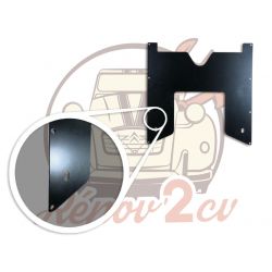 copy of Reinforced sheet metal under engine shiny black painting