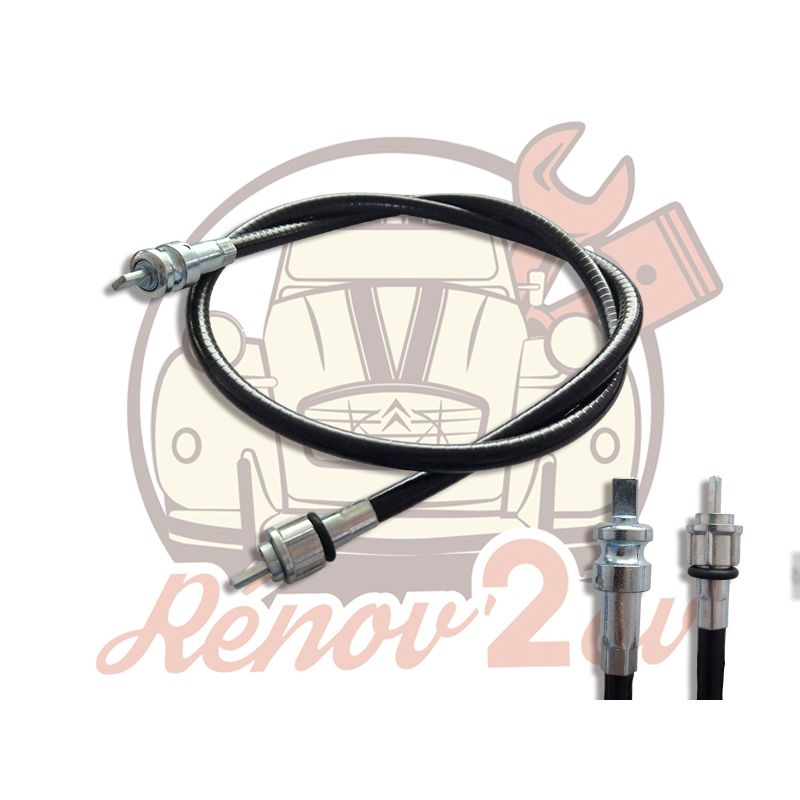 Câble compteur 2cv Dyane avant 1979 longueur 900 mm