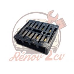 Boite de fusible noir carré pour 2cv Méhari Dyane