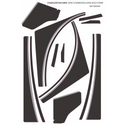 Sticker 2cv charleston cormorant grey / nocturne grey Sticker 2cv charleston cormorant grey / nocturne grey