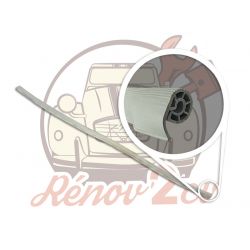 Profil extrudé gris pour tablette de 2cv longueur 130cm