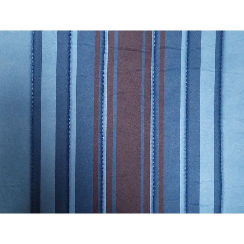 Jeu de sellerie bleu rayé asymétrique avec banquette arrière rabattable Dyane Jeu de sellerie bleu rayé asymétrique avec banquette arrière rabattable Dyane