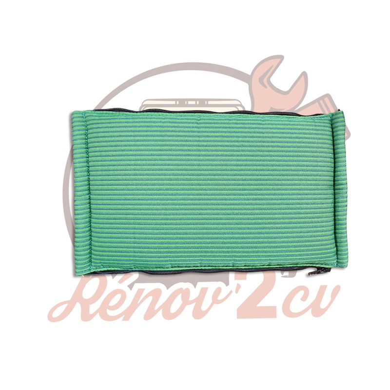 Appuis tête bayadère vert 2cv AZ, AZL, AZLP Appuis tête bayadère vert 2cv AZ, AZL, AZLP