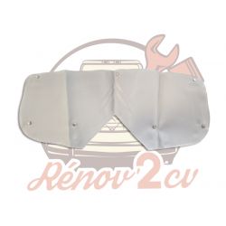 DESTOCKAGE Cache calandre 2cv Souple gris pour calandre Alu 3 barres