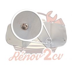 DESTOCKAGE Cache calandre 2cv Souple gris pour calandre Alu 3 barres