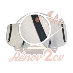 DESTOCKAGE Cache calandre 2cv Souple gris pour calandre Alu 3 barres