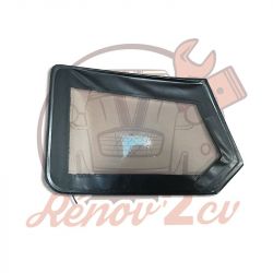 Haut de porte droit noir pour Méhari avec tubulaire origine