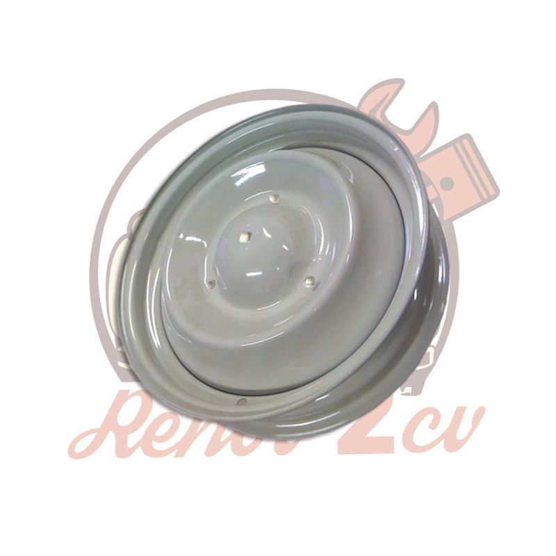 A REPEINDRE Jante 15 pouce 2cv mehari dyane acadiane GRIS CLAIR