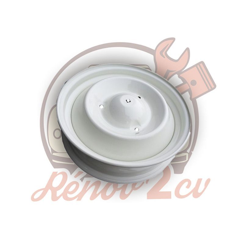 A REPEINDRE Jante 15 pouce 2cv mehari dyane acadiane BLANC