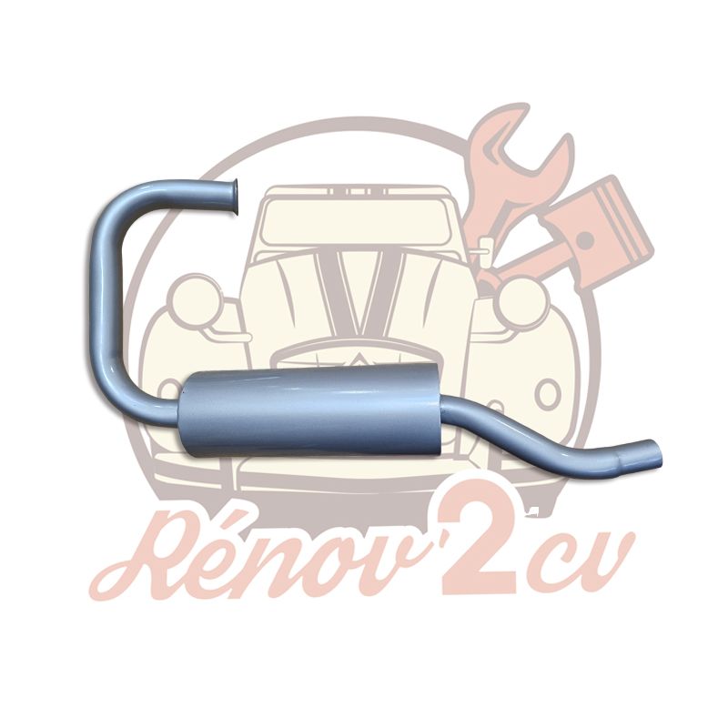 Muffler front 2cv 425cc up to 1963