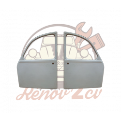 Lot de 4 portes pour 2cv nouveau modèle