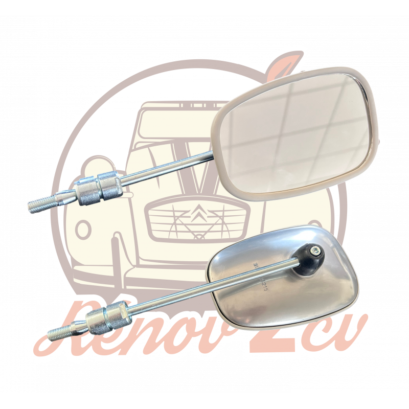 Retrovisor exterior cromado mehari