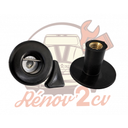 Clips de vitre gauche pour 2cv à visser sur portière