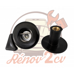 Clips de vitre droit pour 2cv à visser sur portière