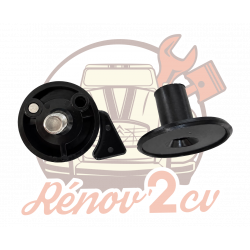 Clips de vitre droit pour 2cv à visser sur portière