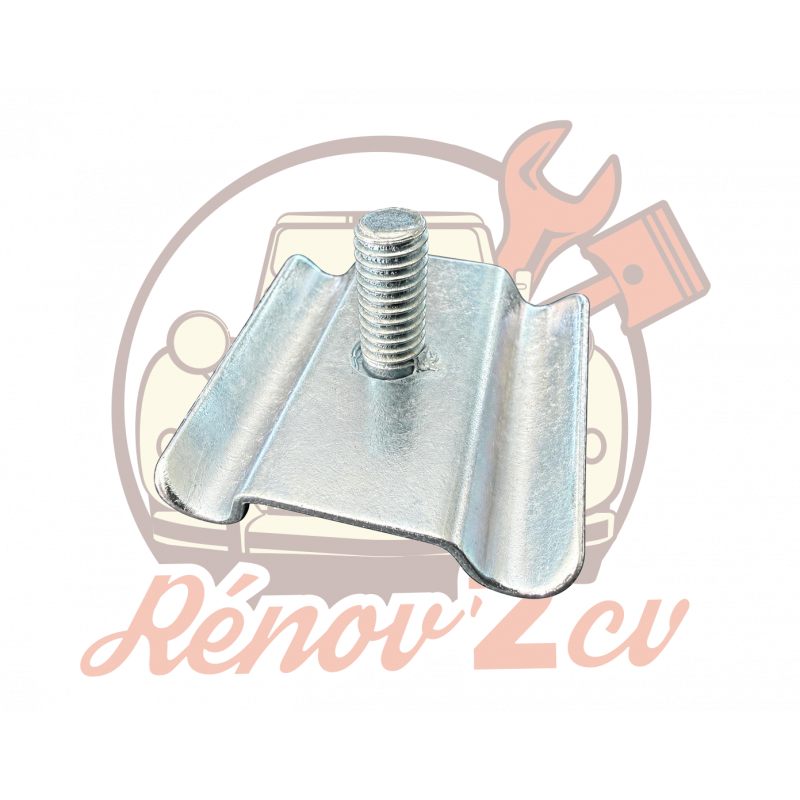 Patte de fixation pour jonc de pare chocs arrière 2cv