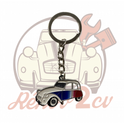 Porte clé 2CV COCORICO