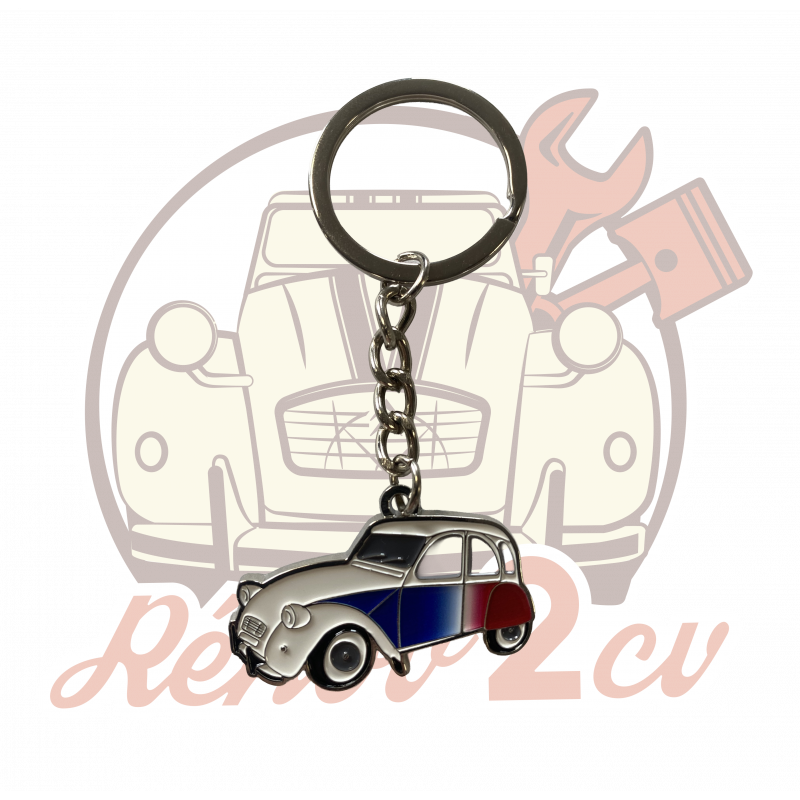 Porte clé 2CV COCORICO