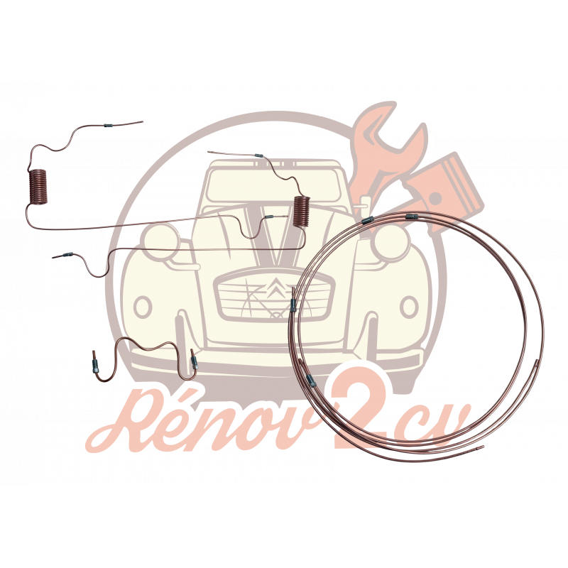 Kit de frein complet 2cv6 mehari frein a disque