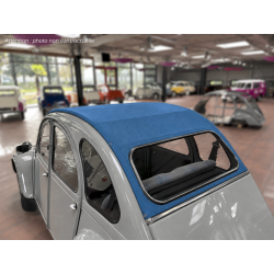 Rolldach 2cv myosotis blau grosgrain