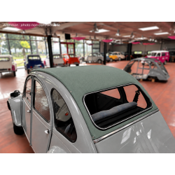 Capote 2cv gros grain vert jade