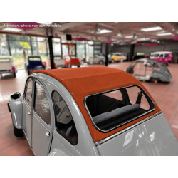 Capote 2cv gros grain orange