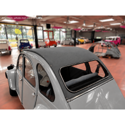 Rolldach 2cv Grau Kormoran grosgrain