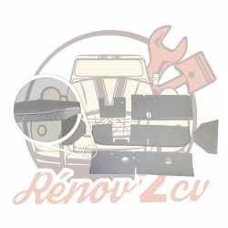 Kit insonorisant pour 2cv AZ avant novembre 1956 COULEUR GRIS